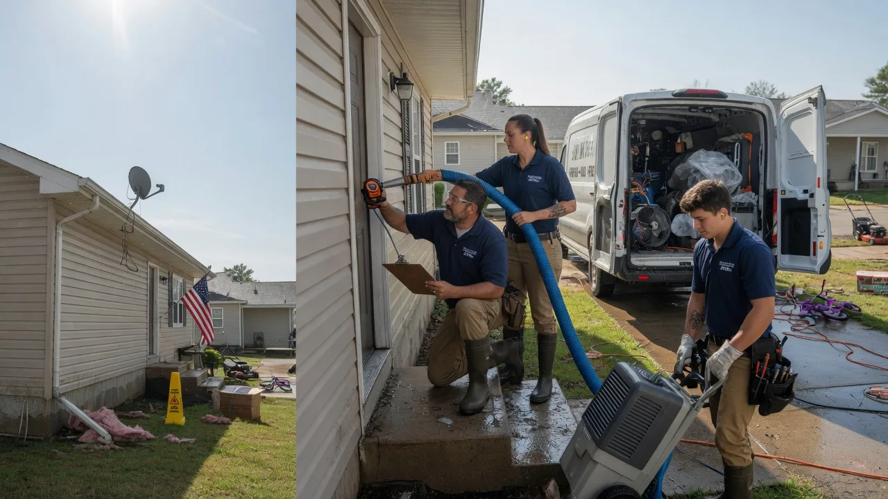 Ceiling Water Damage Restoration in Sparta, IL near me